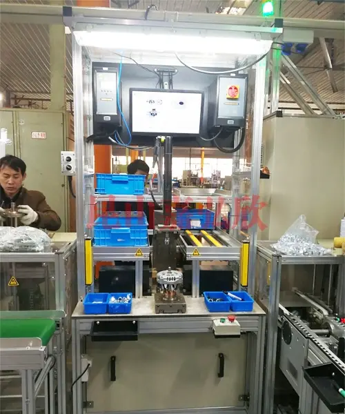 南京汽车发电机柔性装配线皮带轮螺母自动扭力拧紧机